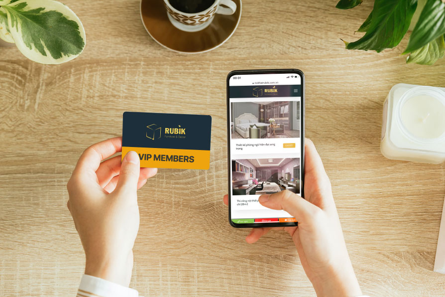 Website Nội Thất Rubik – Sự hoàn hảo đại diện cho sự hoàn hảo hơn 